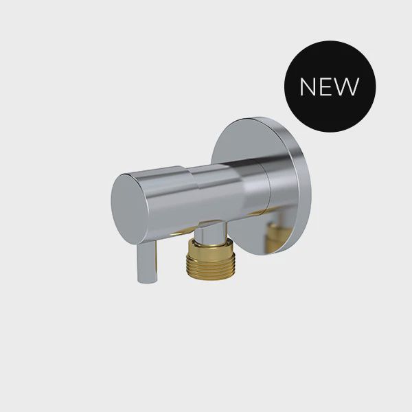 Round Mini Stop Cistern Tap, Finish: Chrome