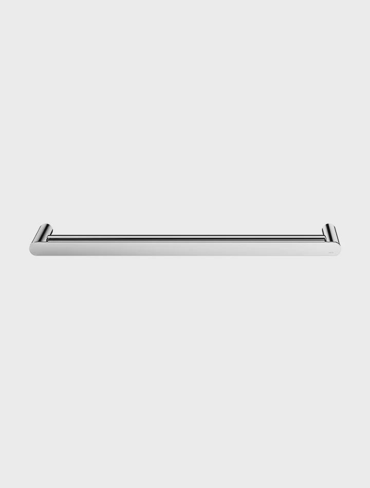 Curvae Double Towel Rail 600mm, Finish: Chrome