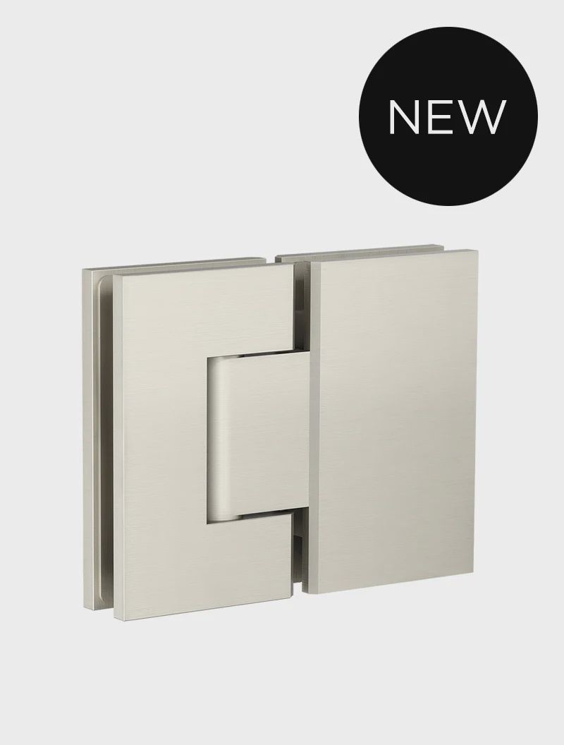 Glass To Glass Shower Hinge, Finish: Brushed Nickel