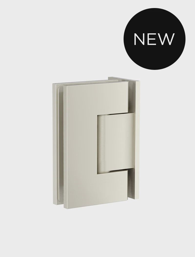 Glass To Wall Shower Door Hinge, Finish: Brushed Nickel