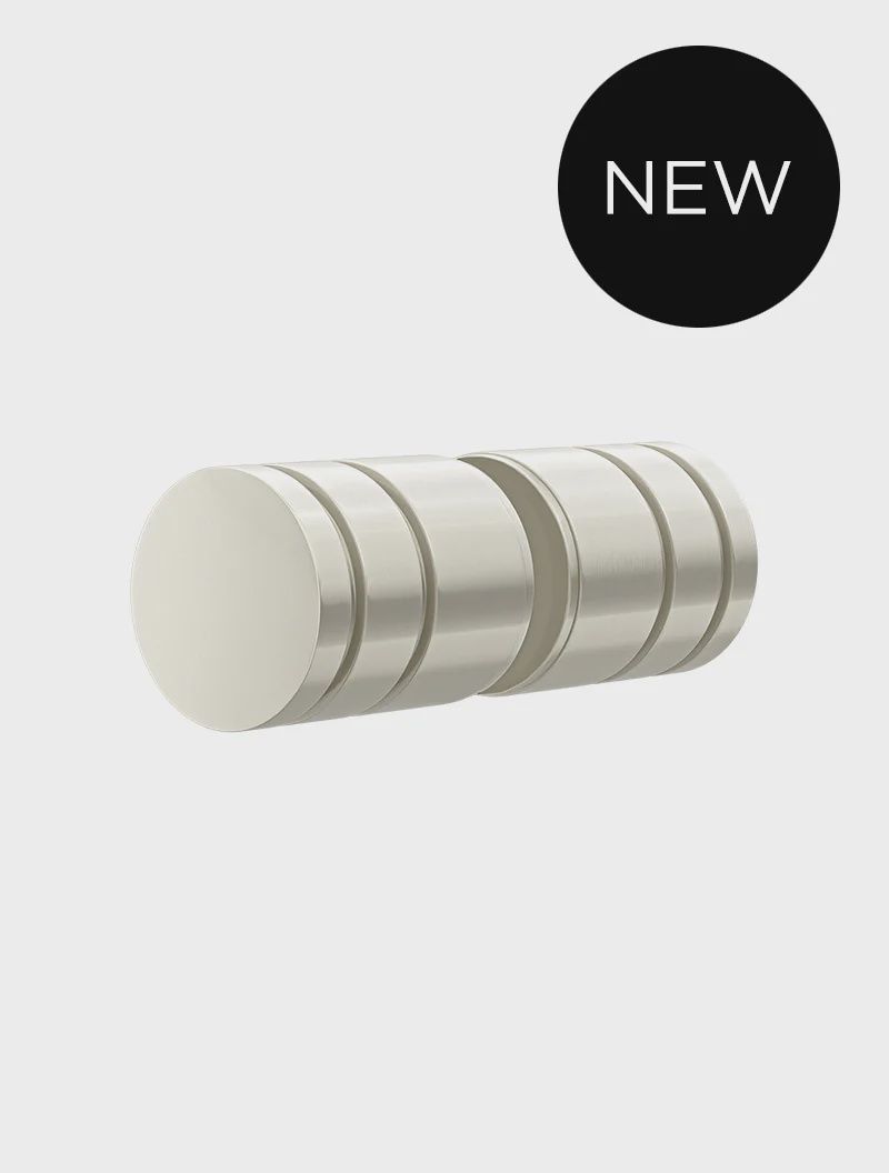 Shower Door Round Handle, Finish: Brushed Nickel