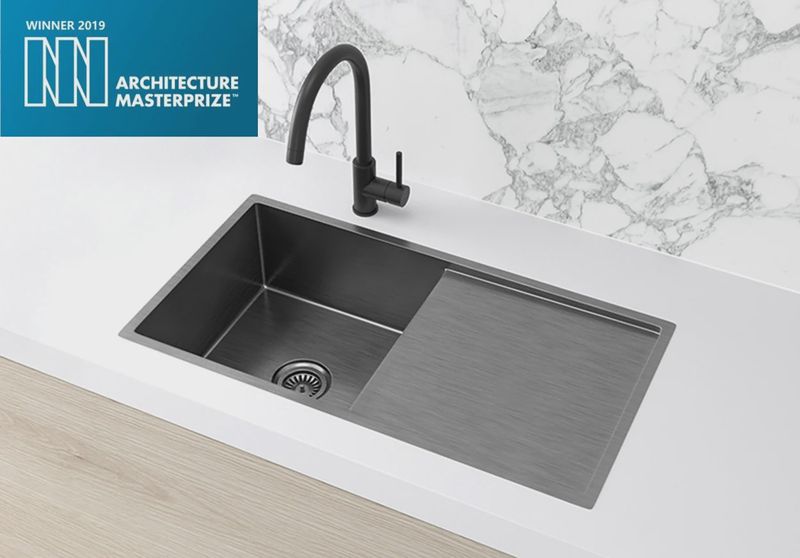 Lavello Kitchen Sink - Single Bowl &amp; Drainboard 840 x 440