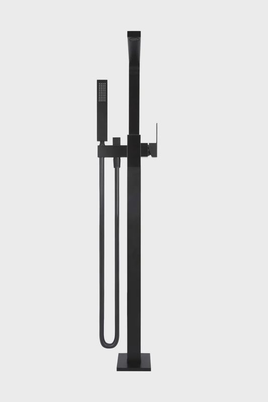 Square Freestanding Bath Spout And Hand Shower