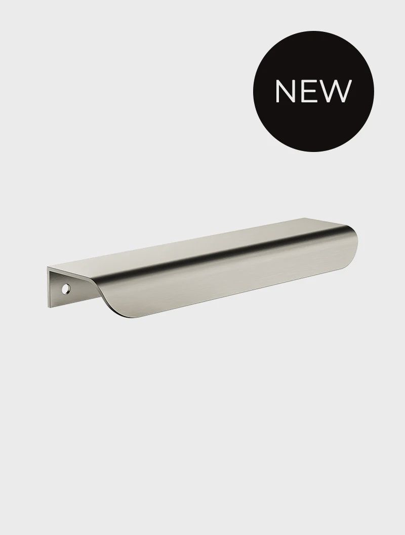 Öppen Edge-Pull 150mm Cabinet Handle, Finish: Brushed Nickel