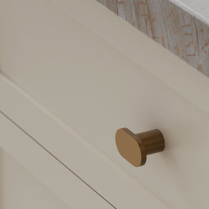 Öppen T-Pull Cabinet Handle (Brushed)