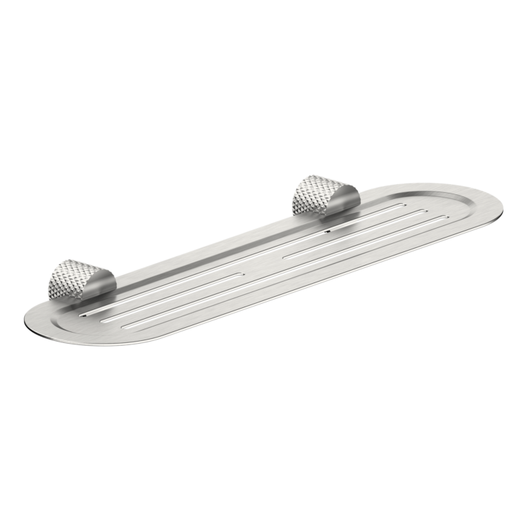 Opal Metal Shower Shelf, Finish: Brushed Nickel