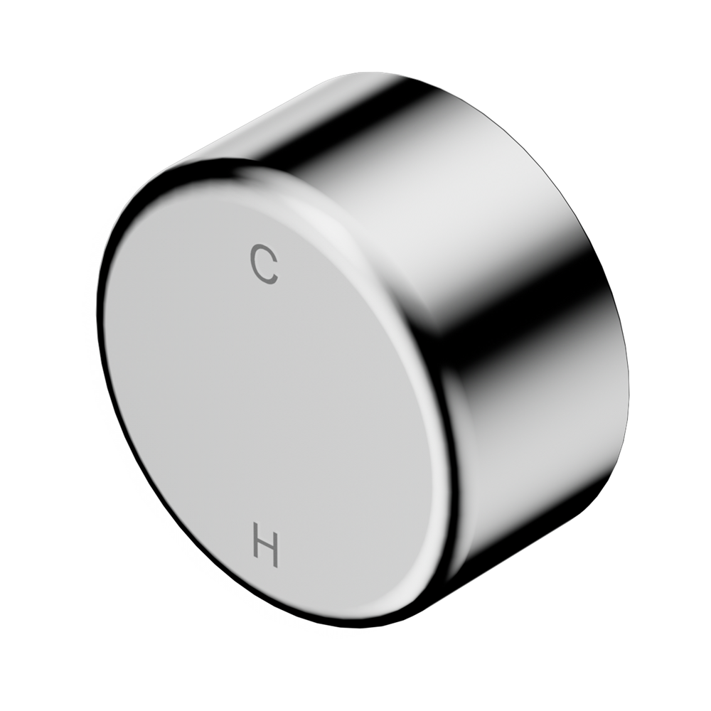 Serenity Progressive Metal Handle, Finish: Chrome