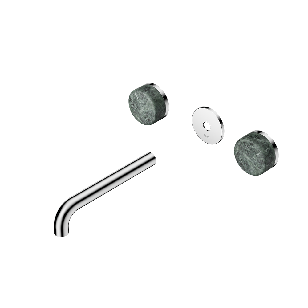 Serenity Wall Basin Set With Alpi Handle Trim Kit Only, Finish: Chrome, Size: 160mm Spout