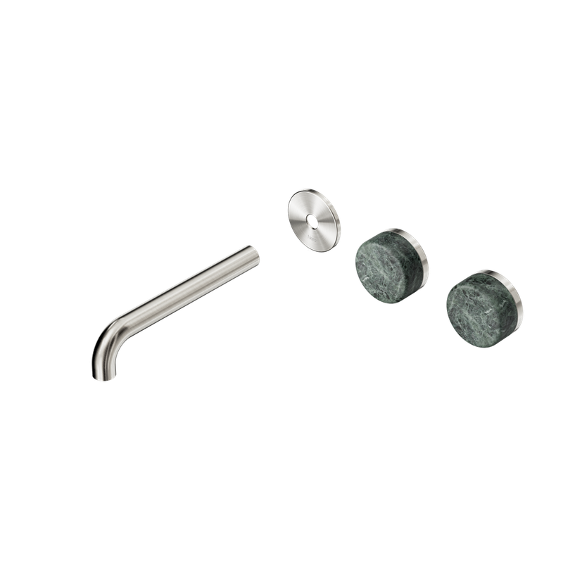 Serenity Wall Basin Set Offset Spout With Verde Alpi Handle Trim Kit Only