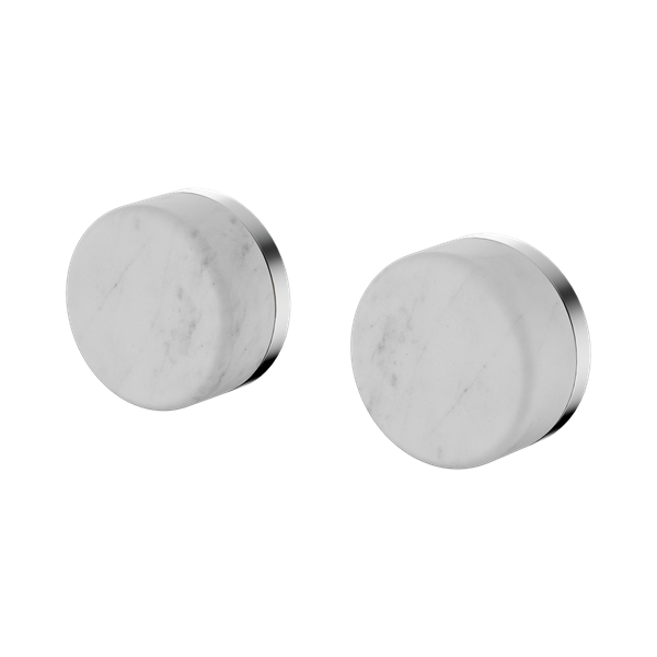 Serenity Wall Top Assembly With Carrara Handle, Finish: Chrome