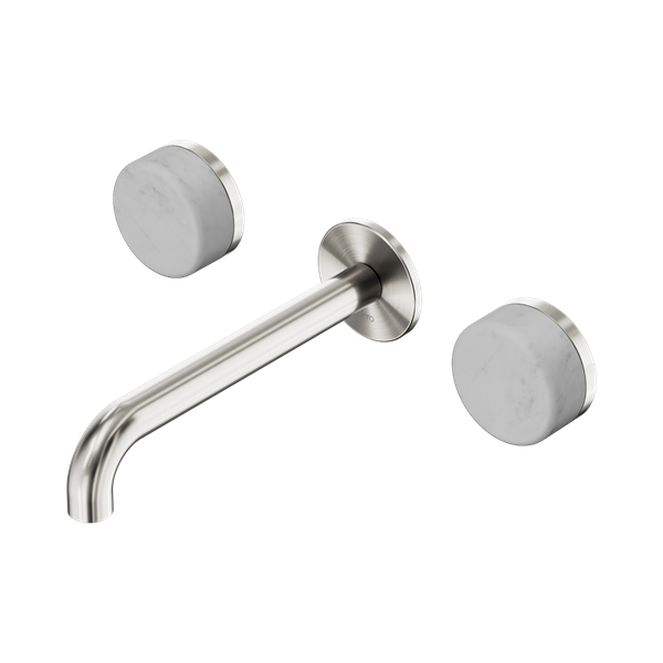 Serenity Wall Basin Set Spout With Carrara Handle