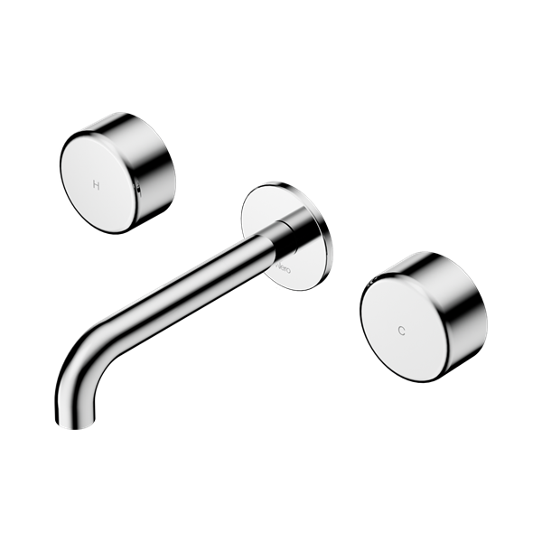 Serenity Wall Basin Set Spout With Metal Handle, Finish: Chrome, Size: 160mm Spout