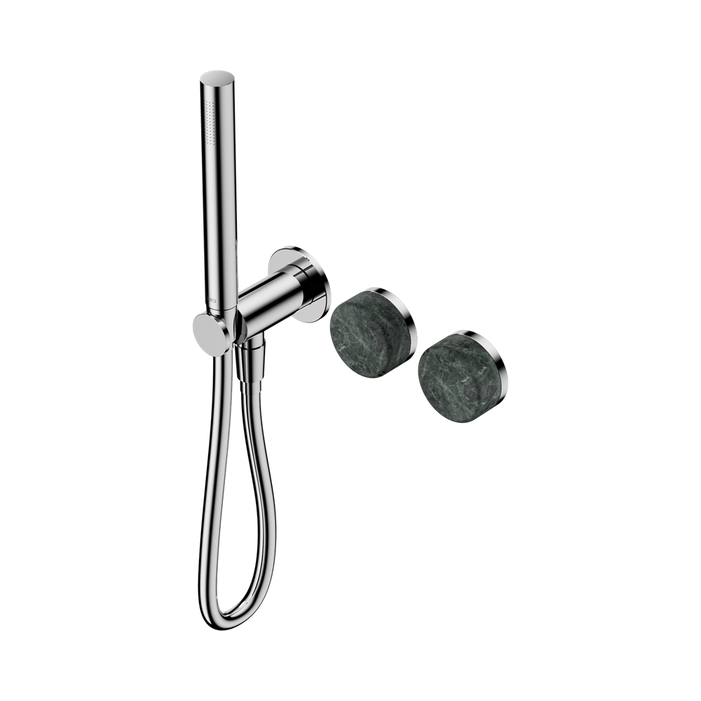 Serenity Progressive Shower System With Verde Alpi Handle And Slim Shower, Finish: Chrome
