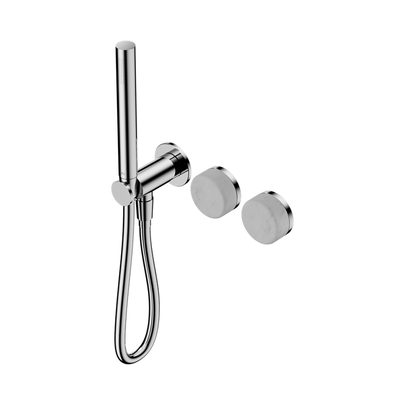 Serenity Progressive Shower System With Carrara Handle And Slim Shower