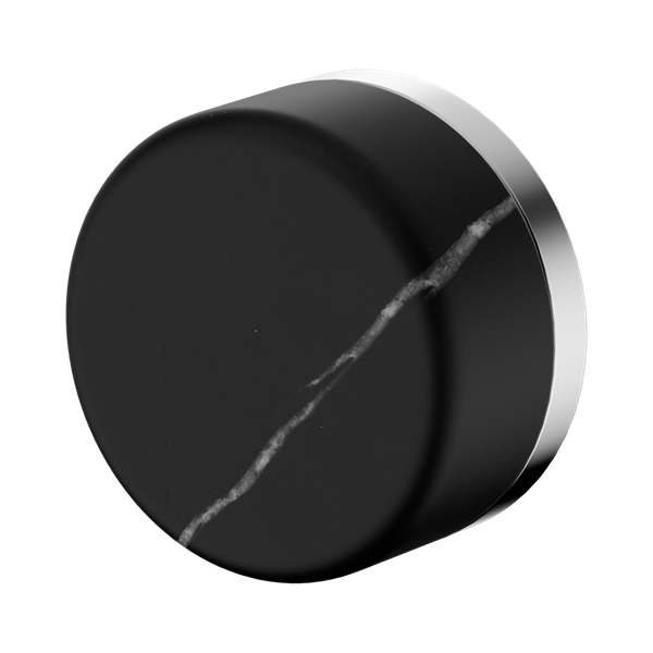 Serenity Progressive Shower Mixer With Marquina Black Handle, Finish: Chrome