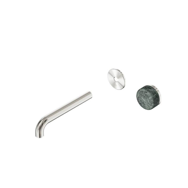 Serenity Progressive Wall Basin Mixer Spout With Verde Alpi Handle Trim Kit Only