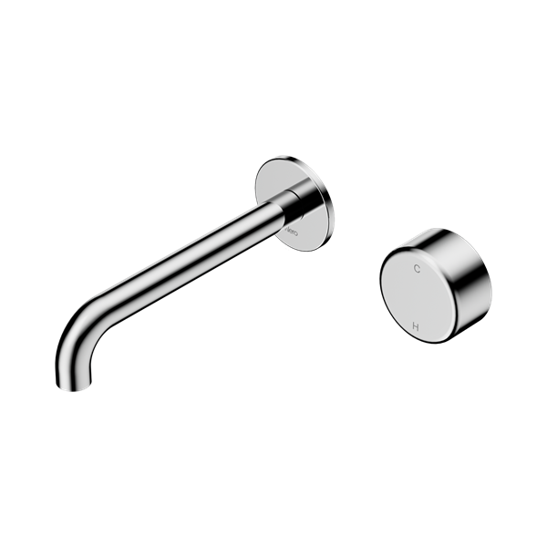 Serenity Progressive Wall Basin Mixer Spout With Metal Handle, Finish: Chrome, Size: 160mm Spout