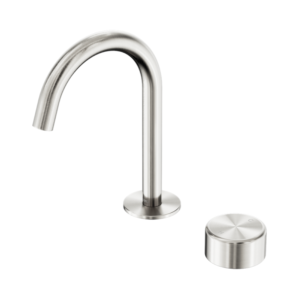 Serenity Progressive Basin Mixer Arc Spout With Metal Handle