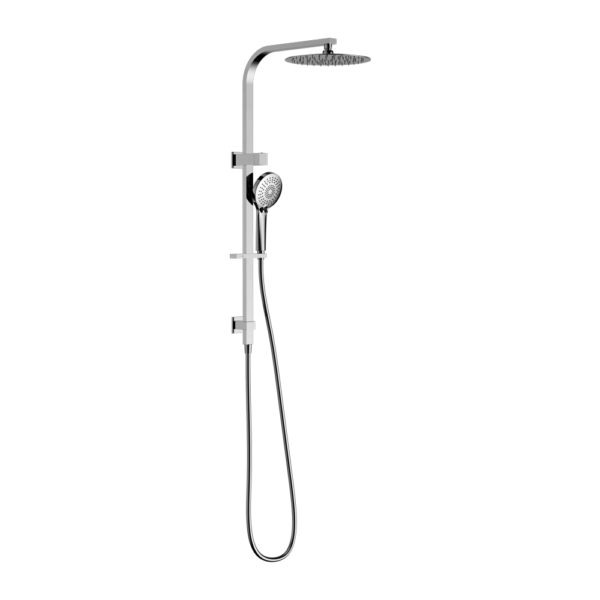 Bianca Twin Shower, Finish: Chrome