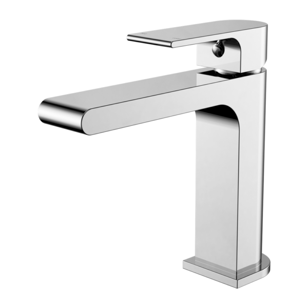 Bianca Basin Mixer Straight Spout, Finish: Chrome
