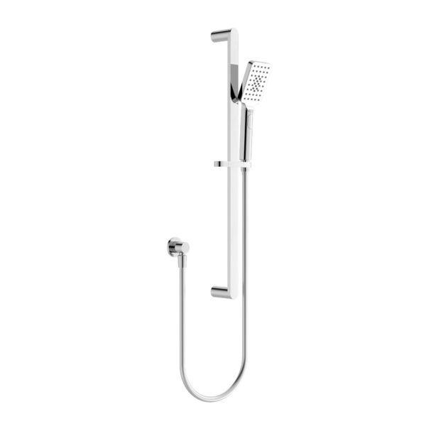 Bianca Shower Rail, Finish: Chrome