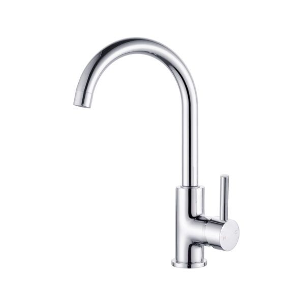 Dolce Kitchen Mixer Gooseneck, Finish: Chrome
