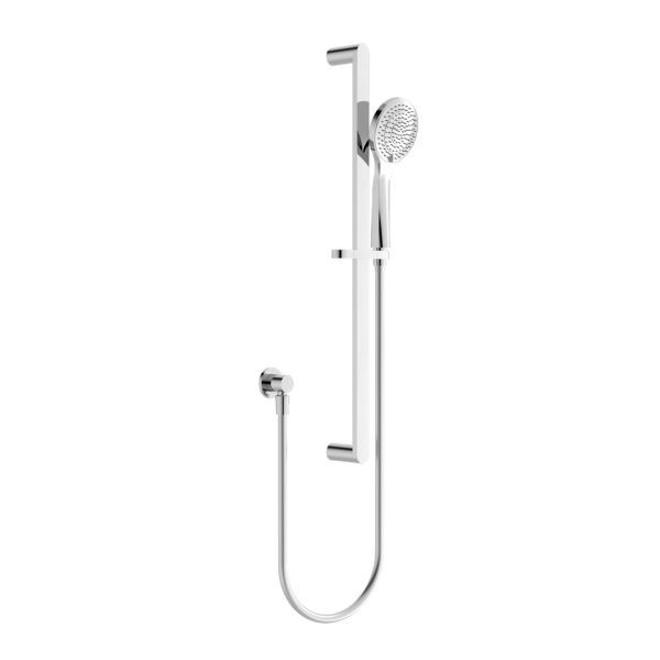 Ecco Shower Rail With Air Shower, Finish: Chrome