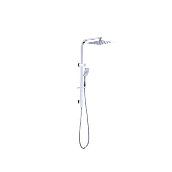 Celia Twin Shower, Finish: Chrome