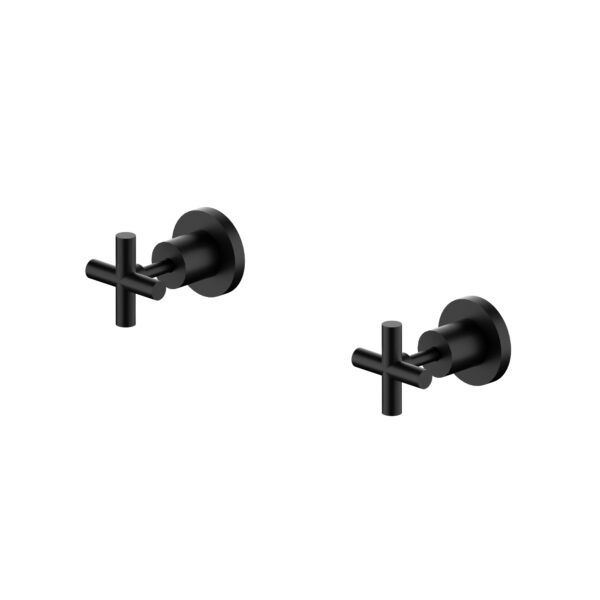X Plus Wall Tops Assembly, Finish: Matte Black