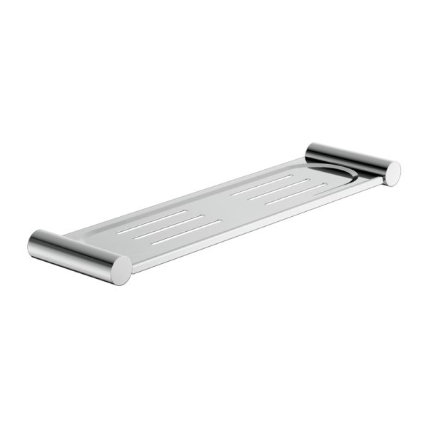 New Mecca Metal Shower Shelf, Finish: Chrome