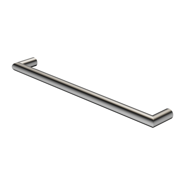 Mecca 240V Single Heated Towel Rail, Finish: Chrome