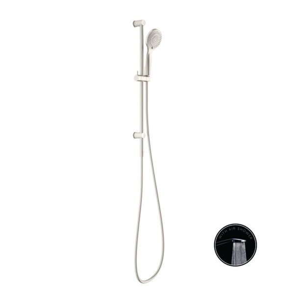 Opal Shower Rail With Air Shower, Finish: Brushed Nickel