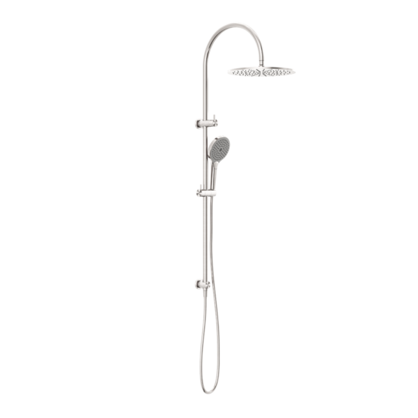 Opal Twin Shower With Air Shower II, Finish: Brushed Nickel
