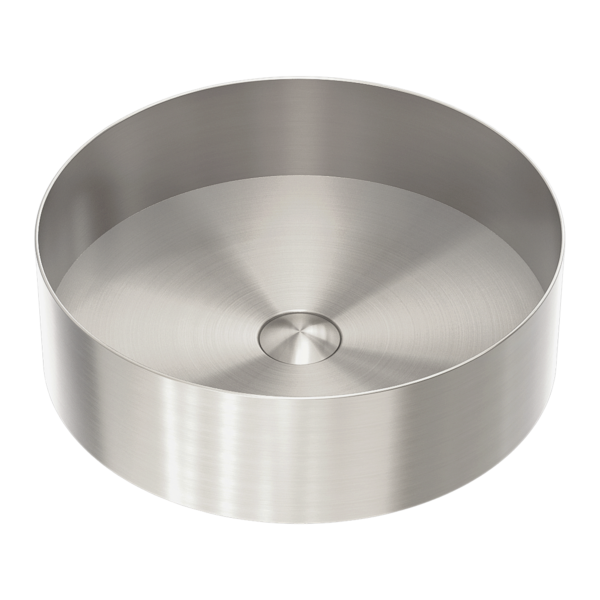 Opal Round Stainless Steel Basin, Finish: Brushed Nickel