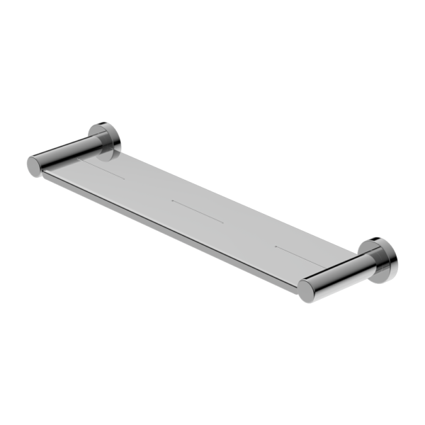Mecca Metal Shower Shelf, Finish: Chrome