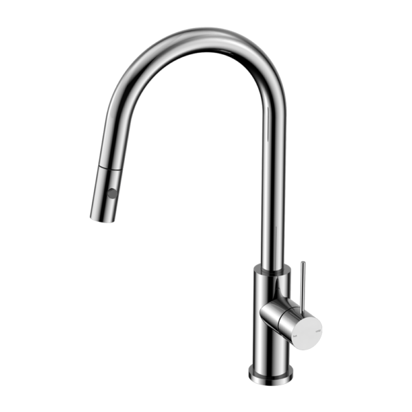 Mecca Pull Out Sink Mixer With Vegie Spray Function, Finish: Chrome