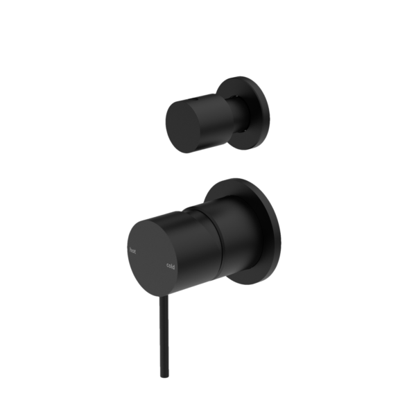 Mecca Shower Mixer With Divertor Separate Back Plate