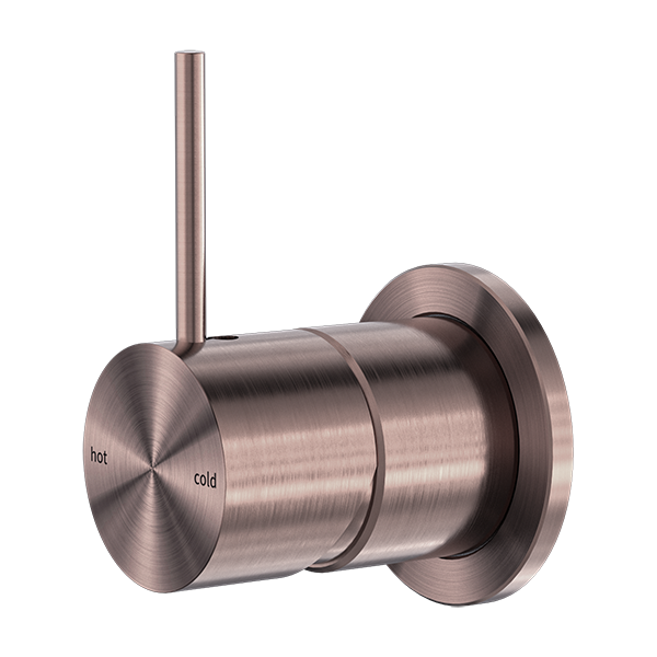 Mecca Shower Mixer 60Mm Handle Up Plate