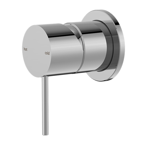 Mecca Shower Mixer 60mm Plate, Finish: Chrome, Size: 60mm