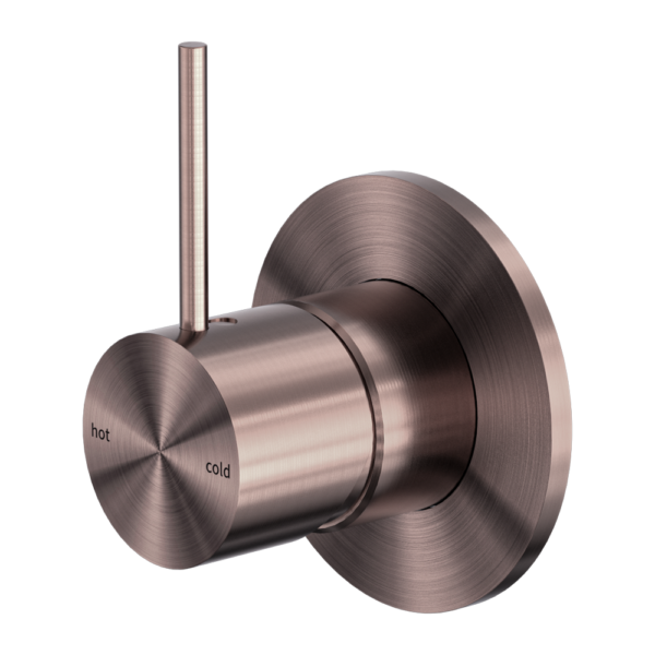 Mecca Shower Mixer Handle Up 80Mm Plate