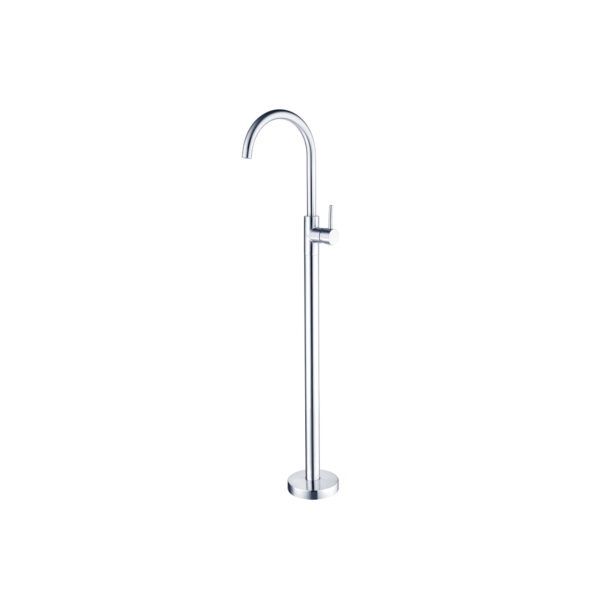 Mecca Freestanding Bath Mixer, Finish: Chrome