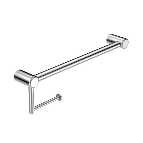 Mecca Care 25mm Toilet Roll Rail, Finish: Chrome, Option: 300mm Rail
