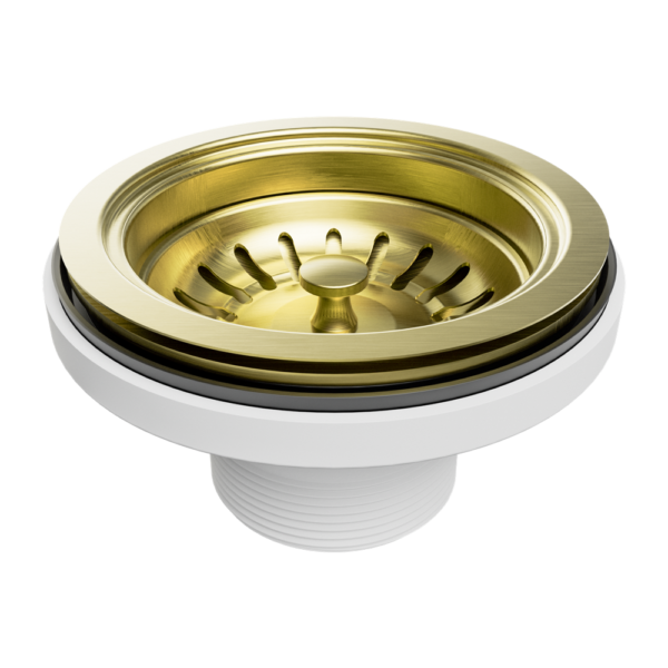 Kitchen Sink Basket Waste, Finish: Brushed Gold