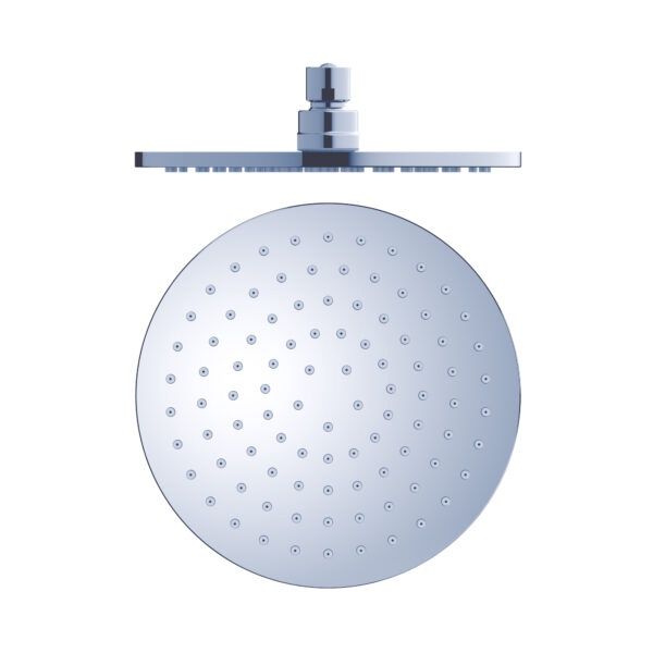 Round Shower Head, Finish: Chrome, Size: 200mm