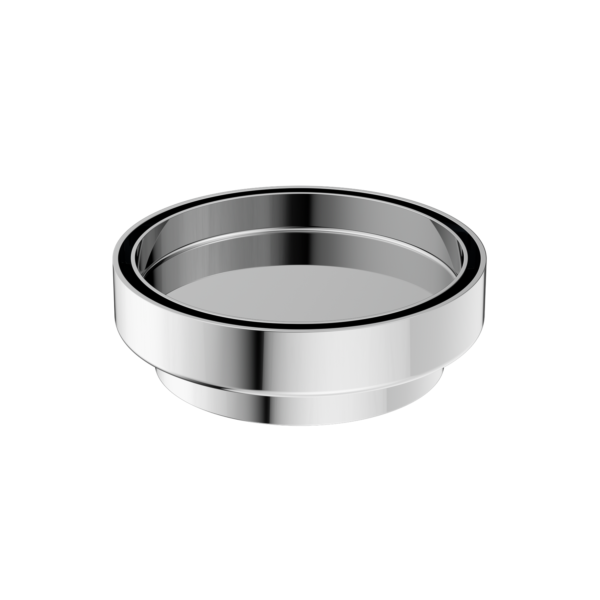 130Mm Round Tile Insert Floor Waste, Finish: Chrome, Size: 100mm