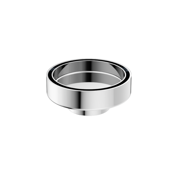 100Mm Round Tile Insert Floor Waste 50Mm Outlet, Finish: Chrome