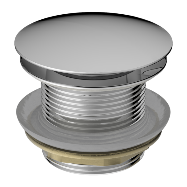 40Mm Bath Pop-Up Plug With Removable Waste No Overflow, Finish: Chrome