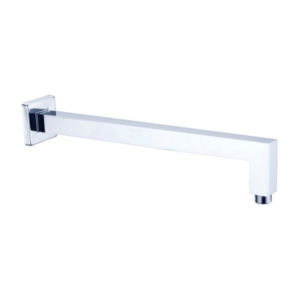 Square Shower Arm, Finish: Chrome