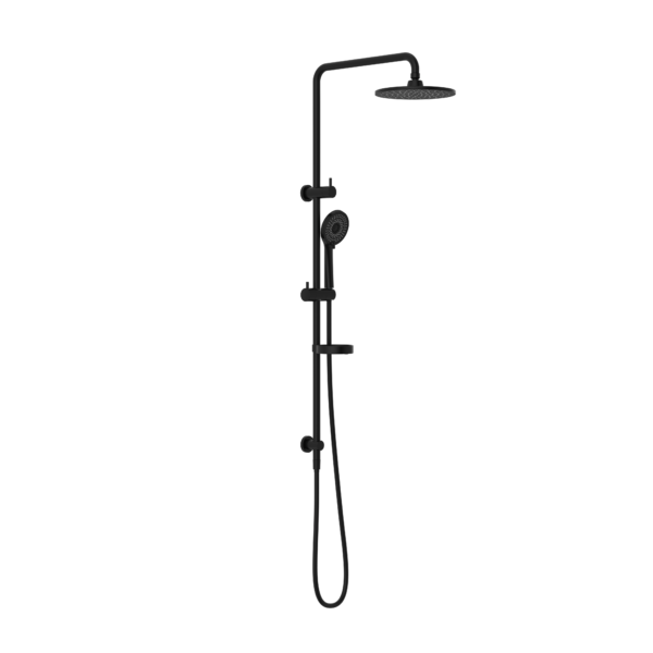 Builder Project Twin Shower Set, Finish: Matte Black