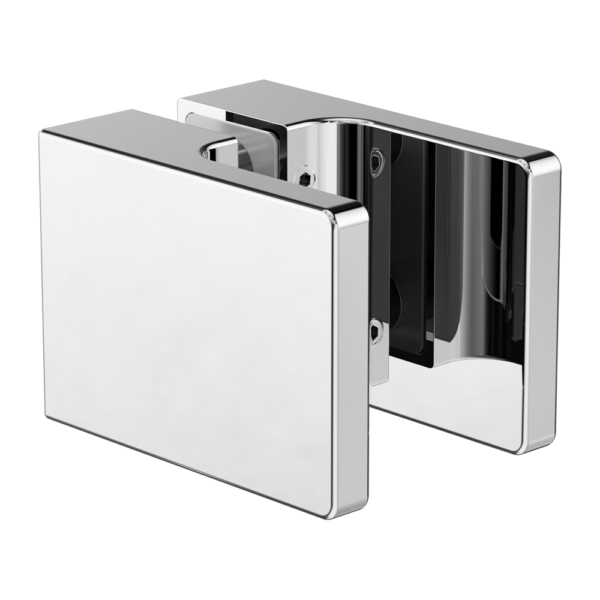 Square Shower Knob Handle, Finish: Chrome